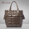 Designer leather handbag