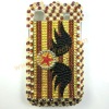 Detachable Golden Back With Angel's Wing Design Jewel Hard Case Protector Skin for Samsung Galaxy S i9000
