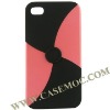 Detachable Matte Hard Plastic Case Cover for iPhone 4(Pink)