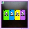 Devil face silicone mobile case for iphone 4gs