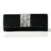 Diamante black fashion clutch bag /evening bag 063