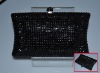 Diamante crystal cosmetic purse