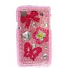 Diamond Back Cover for BB 9700 Pink Butterfly 092-150