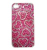Diamond Back Cover for BB 9700 Pink Hearts 092-09