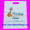 Die cut handle plastic bag