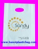 Die cut handle plastic bag