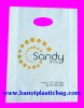 Die cut handle plastic bag