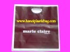 Die cut plastic bag