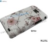 Different Colors. Flower Design Case for Galaxy S2, Plastic Hard Case Floral Cover for Samsung Galaxy S2 i9100