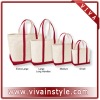 Different sizes canvas shopping bag