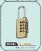 Digit resettable steel luggage lock