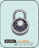 Digit resettable steel luggage lock