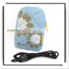 Digital flower bag sky blue BL-120 #