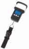 Digital luggage scale with blue backlight and 50kg/110lb