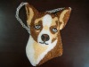 Dog Shaped Beaded Coin Purse