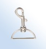Dog hook plated nickel color use for bag hook, size:61*47mm