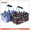 Double Handle Aluminum Folding Shopping Basket