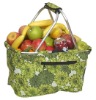 Double Handle Folding Fabric shopping basket market bag