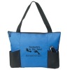 Double Pocket Zippered Tote Bags