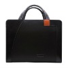 Double Zip Microfiber Nylon Laptop Briefcase