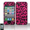 Double covers for iphone4/4S Leopard silicone case for iphone 4/4S