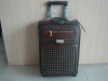 Double cross PU trolley luggage