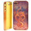 Dragon Design Electroplate Hard Shell Cover Case For iPhone 4G