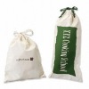 Drawstring  Cotton Canvas Bag with Customized Printing, Suitable for Promotional Gifts/Shopping