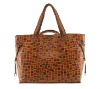 Dreaming lady's mosaic pu handbag with removable inner bag