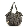 Dreaming monogram/alphabet all over lady's PU handbag