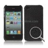 Drop of Water Skin Paste Style Plastic Case for iPhone 4 & 4S / iPhone 4 (CDMA), Black