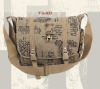 Dropping canvas material blank shoulder bag