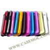 Dual Layer Aluminum Metal Hard Case Cover for Samsung Nexus S i9020 With Silicone Edge(silver)
