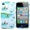 Dulcet Scenery Pattern Silicone Case for iPhone 4