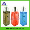 Durable PVC red  ice wine bottle  cooler bag , wholesale red wine bag
