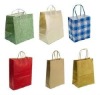 Durable Printing White/Brown Kraft/Craft Paper Shopping Bags