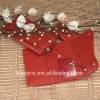 Durable Red leather Women wallets series