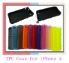 Durable TPU Design Case for iPhone4