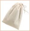 Durable cotton drawstring shoe bags