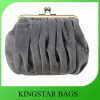 Durable grey coin purse, clutch purse