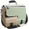Durable laptop computer notebook bag with Additional zippered pocket on flap