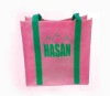 Durable non woven bags with handles to the bottom