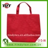 E-friendly red non-woven shopping bag