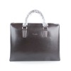 EB101302 Leather Businessman Briefcase Men's Bag Espanol