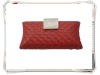 (EB4016) red patent clutch bags