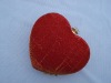 (EB6017)  red heart shape bridal clutch