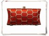 (EB6023) metal evening purses clutch