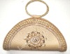 EVENING CLUTCH BAG WITH A RING