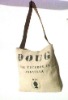 Eco cotton canvas shoulder bag