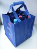 Eco foldable non woven shopping bag/recyclable wine bag